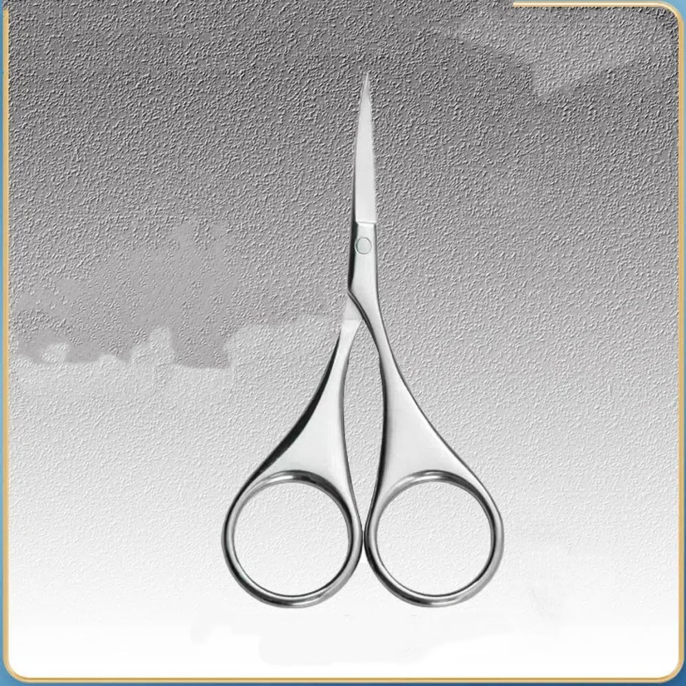 EHUANDJUE Nose Hair Scissors, Many Stainless Steel Eyebrow Trimmers, Nose Hair Trimmers, Beard Trimming, Round Nose Hair Scissors
