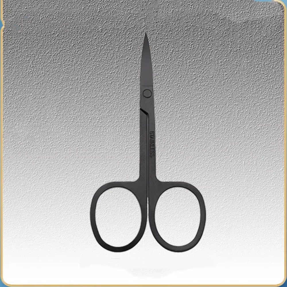 EHUANDJUE Nose Hair Scissors, Many Stainless Steel Eyebrow Trimmers, Nose Hair Trimmers, Beard Trimming, Round Nose Hair Scissors
