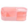 Alipis Makeup Desk Organizer with Drawers Capacity Countertop Makeup Box for Cosmetics Brushes and Office Supplies Storage for Vanity and Desktop view 1