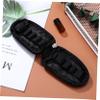 Beaupretty Essential Oil Key Case for Bottles Portable Handle Bag for Travel and Home Sturdy Zippers Holds Essential Oil Containers Black view 2