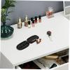 Beaupretty Essential Oil Key Case for Bottles Portable Handle Bag for Travel and Home Sturdy Zippers Holds Essential Oil Containers Black view 3