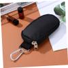 Beaupretty Essential Oil Key Case for Bottles Portable Handle Bag for Travel and Home Sturdy Zippers Holds Essential Oil Containers Black view 4