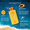 Aqua-logica Body Wash Glow plus Squishy Shower Gel | Papaya and Vitamin C | For Dry, Oily, Glowing and Hydrated Skin | For Men and Women 250ml. view 4