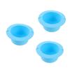 SHERCHPRY 3pcs Silicone Wax Melting Bowl Non-stick Container for Hair Removal for Home and Salon Use Compact view 1
