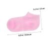 OUNONA 2pairs Silicone Foot Covers for Dry Cracked Feet Soakers Moisture Socks Spa Socks view 2