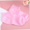 OUNONA 2pairs Silicone Foot Covers for Dry Cracked Feet Soakers Moisture Socks Spa Socks view 4