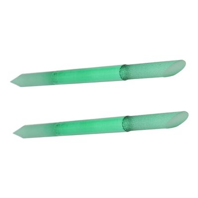 BIUDECO 2pcs Travel Nail Care Kit Nano Glass Fingernail Files Buffers Manicure Tool Cuticle Stick for Home Go