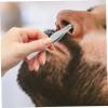 Healvian 1Pc Stainless Steel Vibrissa Scissors for Safe Nose Eyebrow Hair Trimming Round Head Design for Men Women Portable Nose Hair Scissors Easy to Use for Home Shop view 4