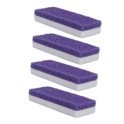 OFFIGAM 4pcs Dead Skin Remover Foot Scrubber Exfoliating Brush for Callus Treatment Safe Pedicure Tool