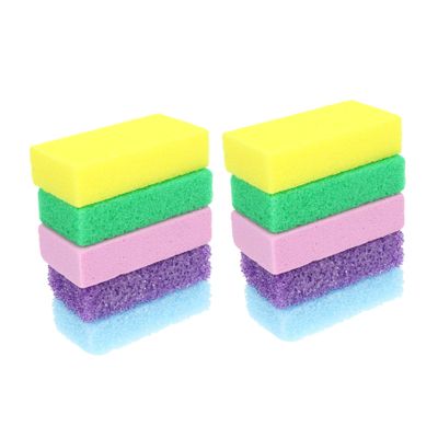 DEARMAMY 10pcs Pumice Stone Remover Scrubber for Feet Care Ergonomic Tool to Remove Hard Skin and Corns Promote Relaxation