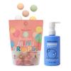 Dabble & Dollop Fresh Fruit Mini Bath Bombs & Blueberry Shampoo, Body Wash, Bubble Bath for Kids - All Natural Fruity Scents, Resealable Pouch, Vegan, Gluten-Free, Cruelty-Free (Pack of 2) view 1