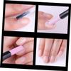 CALLARON 3Pcs Nail File Buffer Double Ended Cuticle Stick Pen for Exfoliating Skin Practical Grinding Rod for Nail Care and Manicure Lightweight and Portable for Women view 3