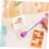 DEARMAMY 7pcs Acrylic Dust Brush Set for Nail Cleaning and Makeup Application Small Waist Design Easy to Handle Suitable for Home and Professional Use view 2