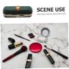 Beaupretty Elegant Velvet Lipstick Storage Box for Women Portable Makeup Case Key Coin Holder Travel Lipstick Organizers for Special Occasions view 4