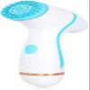 Portable Silicone Face Scrubber, Waterproof Sonic Vibrating Facial Cleansing Brush for Daily Skincare(Blue) view 1