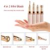 Serfoxd Facial Hair Remover for Women Face, 4 in 1 Electric Eyebrow Trimmer for Nose Neck Leg Arm Armpit Bikini Hair with USB Cable view 2