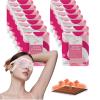 50 Packs Steam Eye Mask for Dry Eyes, Self Heated Sleep Eye Mask Disposable Warm Compress for Eyes, Relieves Dry Eye Eye Strain, Dark Circles, Puffiness,Microgroove (Rose) view 1