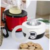 BAZEITFLOW 12sheets Wax Warmer Paper Mats Cleaning Collars for Waxing Heater Efficient Wax Spill Protection for Salons and Home Use Fits Standard view 4