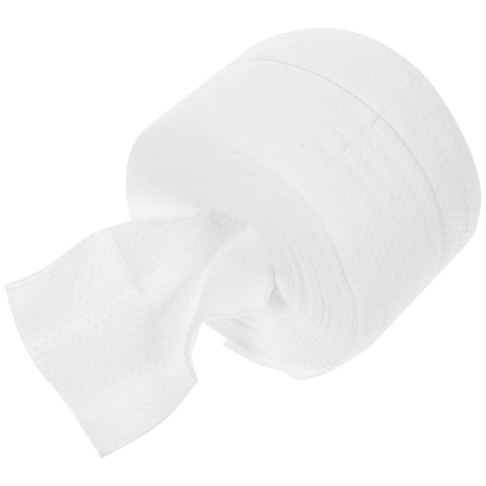 Beaupretty 1 Roll Disposable Cotton Face Towels with Thicken Facial Cleansing Towels for Makeup Removal Gentle and Sanitary Face Accessories for Skin Care and Daily Use