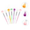 SHERCHPRY 7Pcs Acrylic Dust Brush Set Small Waist Makeup Brush Nail Cleaning Multi-Functional Face Nail for Manicure and Pedicure view 4