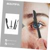 FOMIYES 2sets Eyebrow Trimming Kit Eyebrow Scissors Tweezers Brush for Easy Shaping and Grooming Beauty Tool for Women and view 2