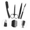 FOMIYES 2sets Eyebrow Trimming Kit Eyebrow Scissors Tweezers Brush for Easy Shaping and Grooming Beauty Tool for Women and view 4