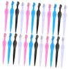 WRITWAA 24Pcs Stainless Steel Eyebrow Trimmer with Protective Cover Small Head Precision Razor for Facial Lip Neck Hair Removal Portable Non-Slip Handle Grooming Tools for Women view 1