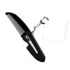 Healvian Portable Foldable Comb Keychain Set Acrylic Mirror Travel Folding Pocket Comb for Men Beard Fine Teeth Compact Size for Grooming Go view 1