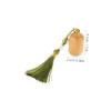 Bamboo Roller Bottle with Tassel Keychain 1ml Glass Refillable view 2