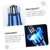 FRCOLOR 2 Sets Electric Eyebrow Razor Hair Trimmer Nose Hair Beard Grooming Tool for Men and Women Compact Washable Design for Easy Cleaning view 3