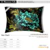 100% Pure Mulberry Silk Pillowcase  Handmade in USA  22 Momme Printed Silk Cover for Hair & Skin  Anti-Frizz, Anti-Aging, Envelope Closure  For Women & Men (Chrysanthemum, Standard) view 2