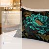 100% Pure Mulberry Silk Pillowcase  Handmade in USA  22 Momme Printed Silk Cover for Hair & Skin  Anti-Frizz, Anti-Aging, Envelope Closure  For Women & Men (Chrysanthemum, Standard) view 3