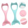 Beaupretty 2Pcs Eyelash Brush Guards for Eye Makeup Applicators for Mascara and Eyeliner Prevent Staining and Clumping Portable Makeup Tools for Women Mermaid Design view 2