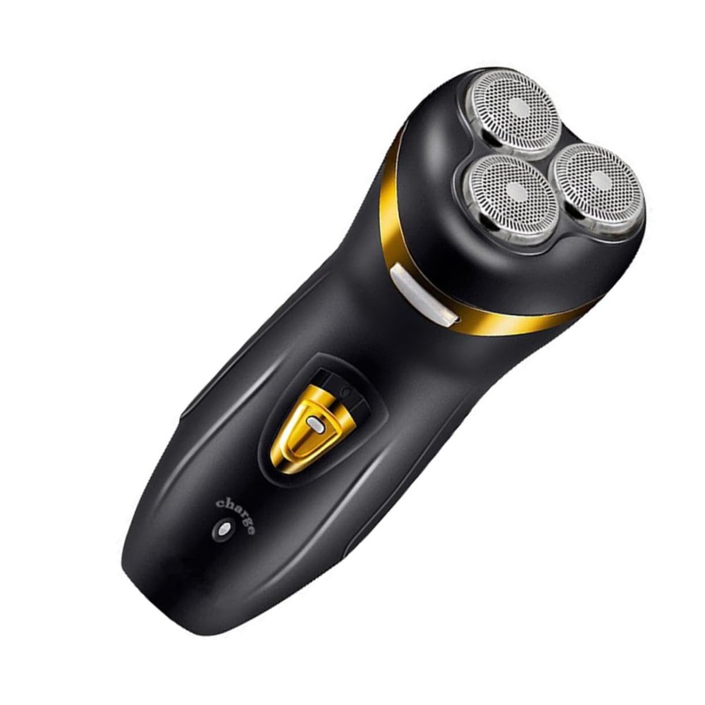 VINTORKY 3-in-1 Rechargeable Electric Shaver for Men Washable 4D Multifunction Beard Trimmer USB Charging for Hair Removal and Grooming Includes Detachable Head