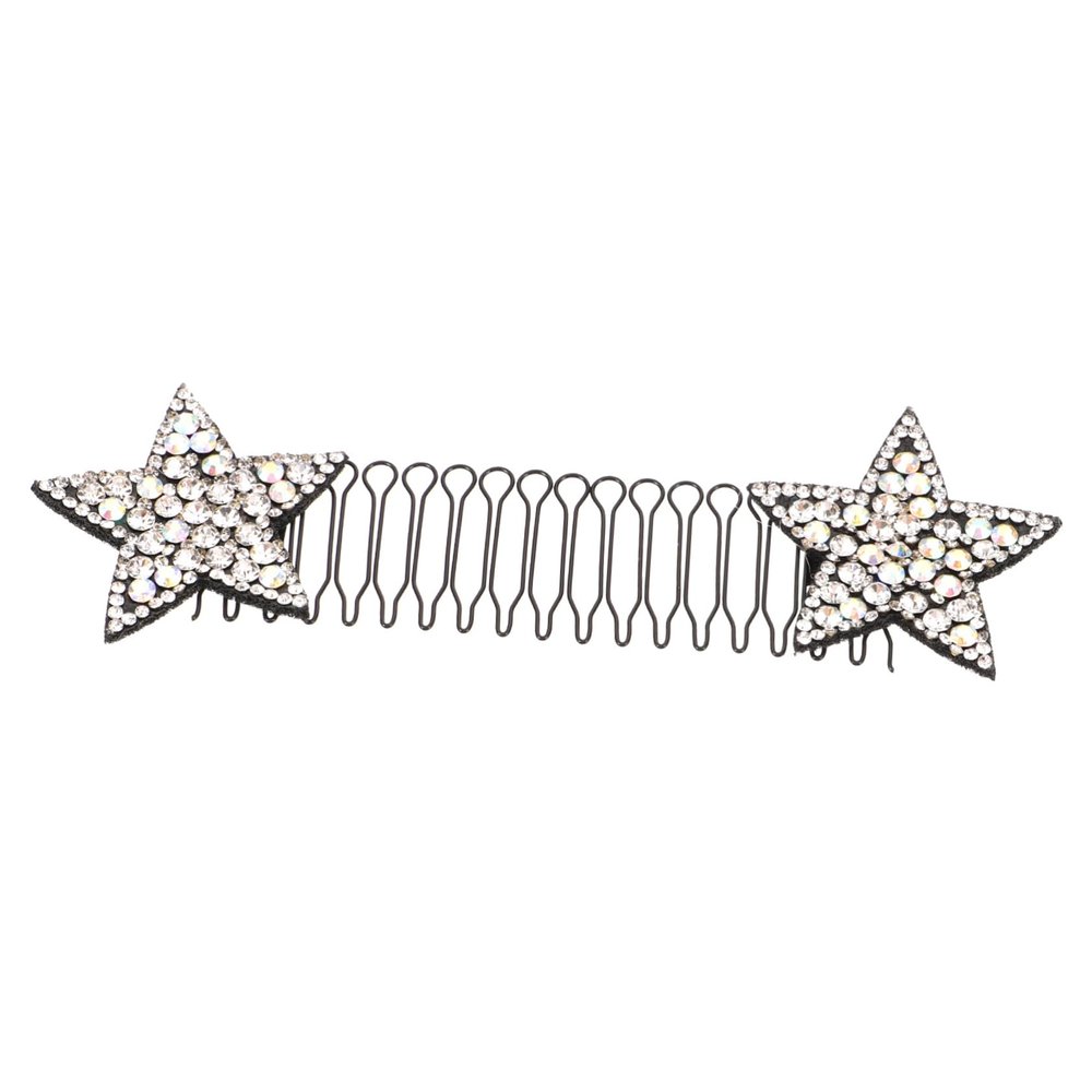IWOWHERO Mini Hair Clip Comb for Women Invisible Bangs Holder Styling Tool No-Trace Hair Accessories for Girls 2 Pack
