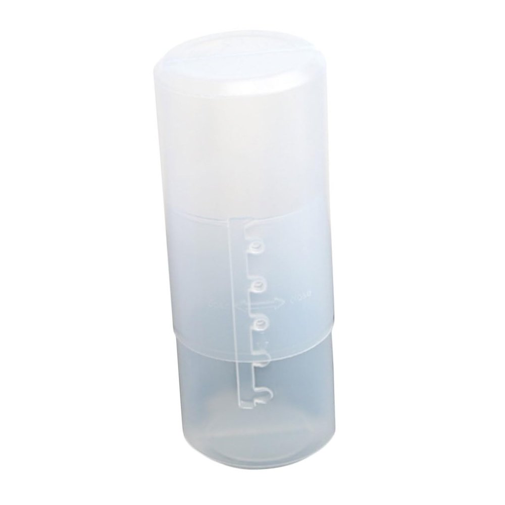 DEARMAMY Adjustable Portable Makeup Brush Storage Cylinder Dustproof Lid PVC Brush Bucket Organizer for Travel for Cosmetic and Tools