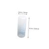 DEARMAMY Adjustable Portable Makeup Brush Storage Cylinder Dustproof Lid PVC Brush Bucket Organizer for Travel for Cosmetic and Tools view 2