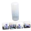 DEARMAMY Adjustable Portable Makeup Brush Storage Cylinder Dustproof Lid PVC Brush Bucket Organizer for Travel for Cosmetic and Tools view 4