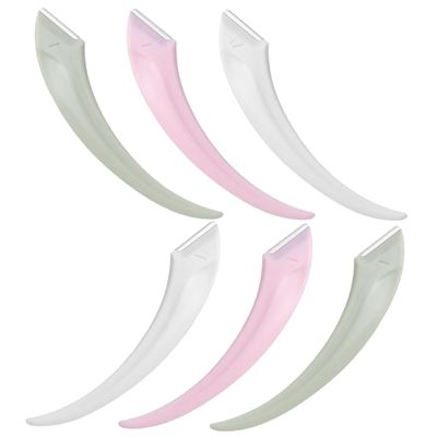Beaupretty 6pcs Eyebrow Razors Portable Stainless Steel Facial Shaver for Precise Eyebrow Grooming and Lightweight Design for Easy Use and Storage for Beauty and Personal Care