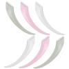 Beaupretty 6pcs Eyebrow Razors Portable Stainless Steel Facial Shaver for Precise Eyebrow Grooming and Lightweight Design for Easy Use and Storage for Beauty and Personal Care view 1