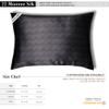100% Pure Mulberry Silk Pillowcase  Handmade in USA  22 Momme Printed Silk Pillow Cover for Hair & Skin  Anti-Frizz, Anti-Aging - Envelope Closure  Silk Pillow Case for Women & Men (Midnight, King) view 2