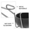 HAKIDZEL Stainless Steel Shaving Tool Set Metal Soap Bowl Stand for Men's Grooming view 3