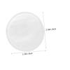 BESTYASH 100Pcs Round Makeup Remover Pads Thick Cotton Cosmetic Face Pads for Skin Types Travel-Friendly Disposable Cleaning Wipes White view 2