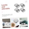 ABOOFAN 2sets Portable Aluminum Soap Cases Leak Storage Boxes for Makeup Skincare Compact Design for Travel Outdoor Use Friends 4pcs*2 view 3