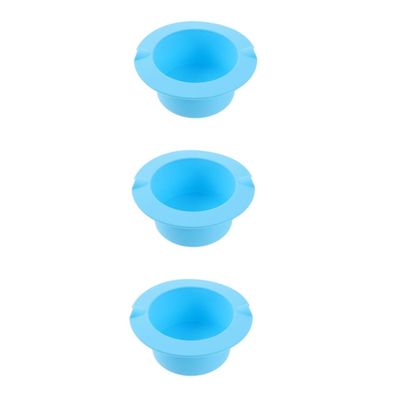 OATIPHO 3pcs Wax Melting Bowl Non-stick Silicone Inner Pot for Hair Removal Easy to Clean Wax Warmer Accessory for Home Salon Use for Legs Face and Bikini Waxing