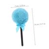 BIUDECO 3pcs Lollipop Handle Powder Puff Reusable Velour Cosmetic Tools for Easy Makeup Application Chic Design for Loose Powder Colors Included view 2