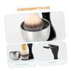 ELAYARD Men's Grooming Shaving Kit 2-Piece Beard Brush Stand and Shaving Bowl Set Acrylic for Suitable for Personal Use view 3