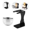 ELAYARD Men's Grooming Shaving Kit 2-Piece Beard Brush Stand and Shaving Bowl Set Acrylic for Suitable for Personal Use view 4