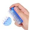 Cabilock 6Pcs Large Plastic Handle Fingernail Cleaning Brush Set Nail Dust Remover Tools for Manicure and Pedicure for Home Use and Salon Quality view 2