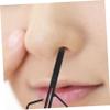 DEARMAMY 2Pcs Stainless Steel Nose Hair Scissors Manual Nose Hair Trimming Tools for Men and Women Precision Cutting Ergonomic Design view 3